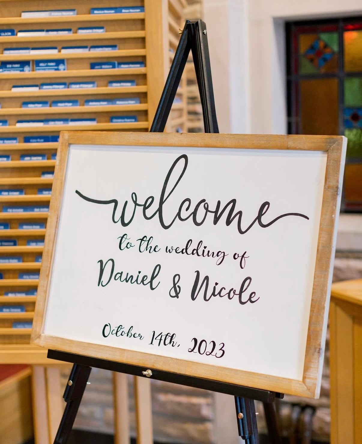 Customizable Wedding “Welcome” Sign