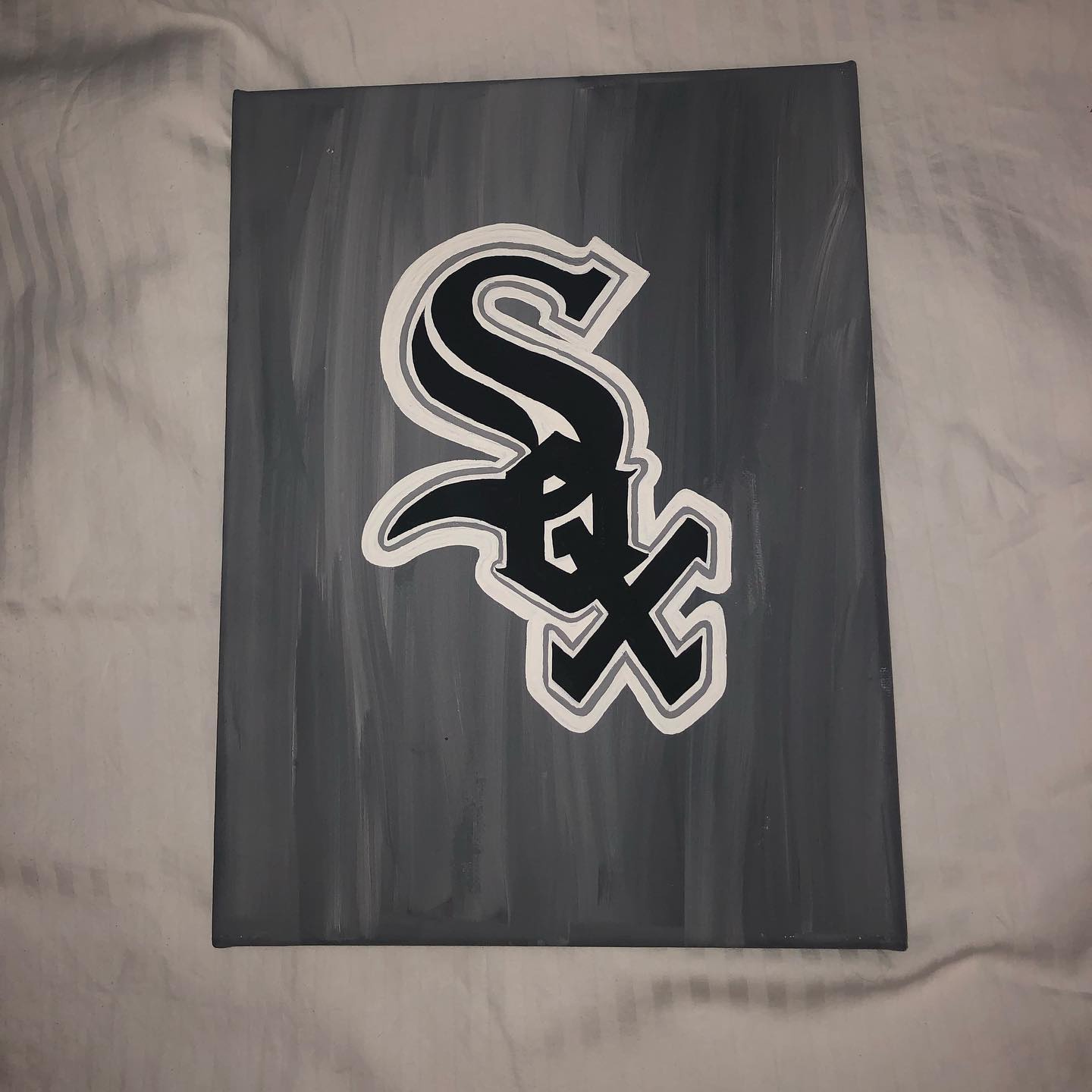 White Sox Logo on Canvas