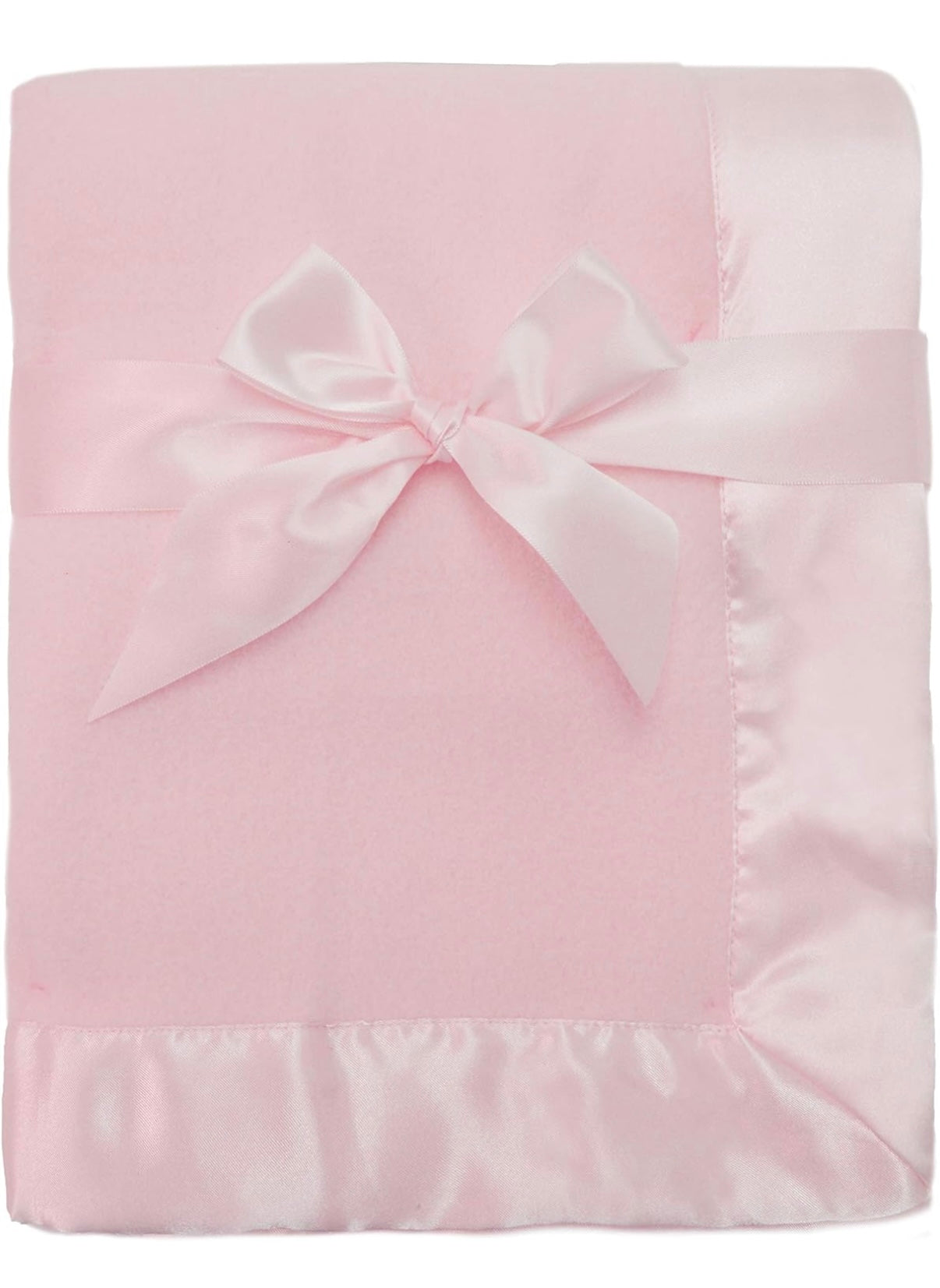 Pink Embroidered Baby Blanket