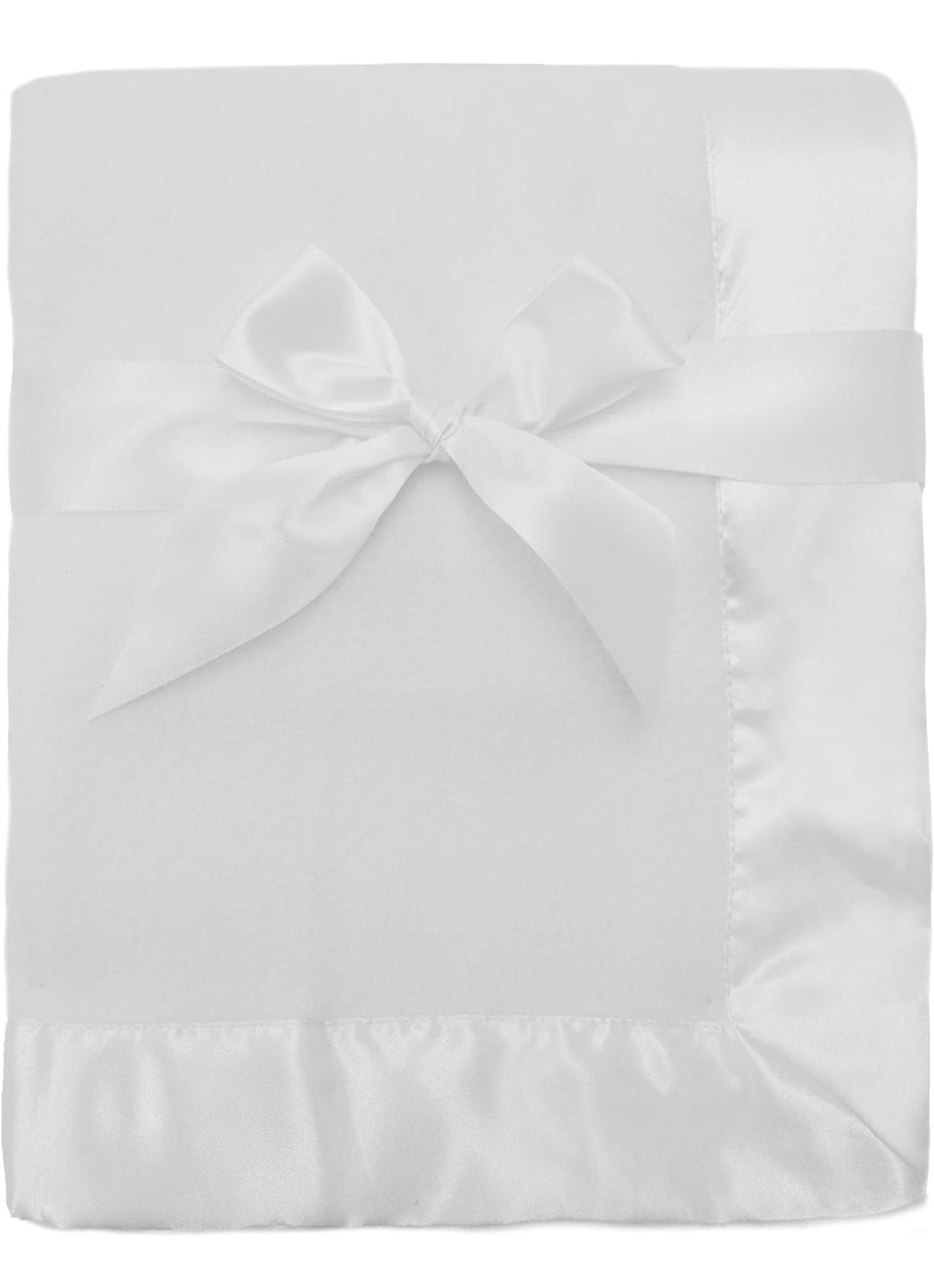 White Embroidered Baby Blanket