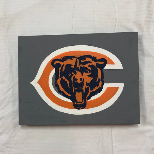 Chicago Bears Sign on Canvas